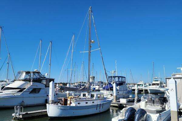 Photo of the 1996 Tillotson-Pearson Motorsailer 32 "Hesper"