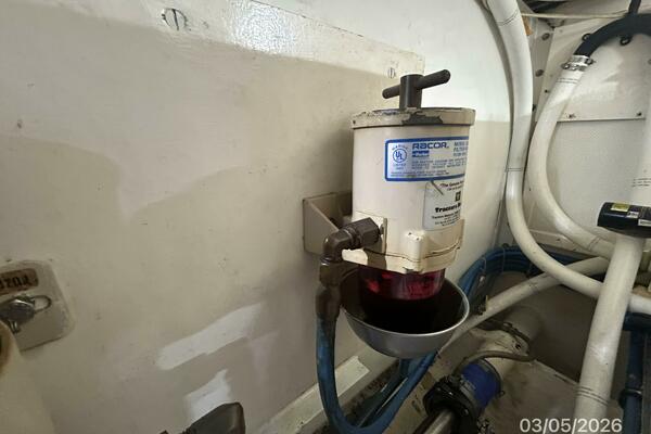 42' Grand Banks generator Racor fuel filter