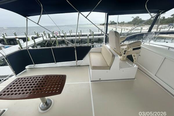 42' Grand Banks flybridge port