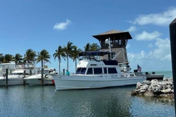 42' Grand Banks port forward profile
