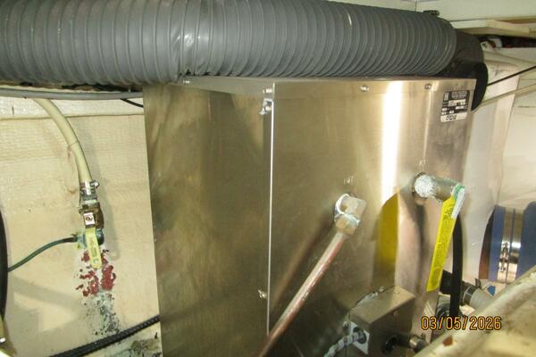 42' Grand Banks water heater