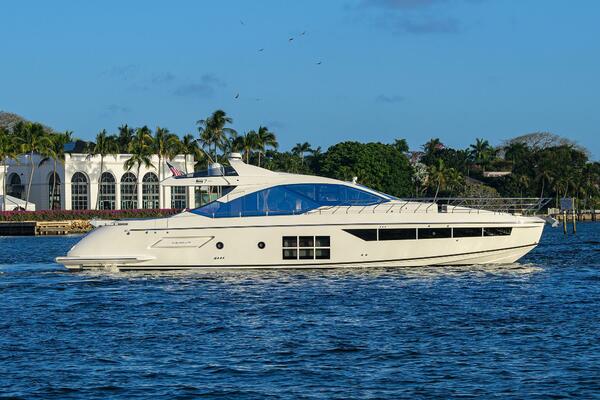 A Checkered Past 70ft Azimut Yacht For Sale