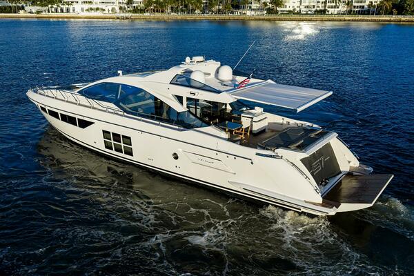 A Checkered Past 70ft Azimut Yacht For Sale