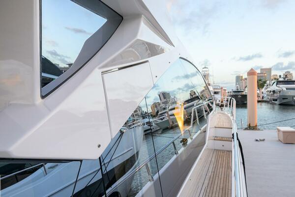 A Checkered Past 70ft Azimut Yacht For Sale