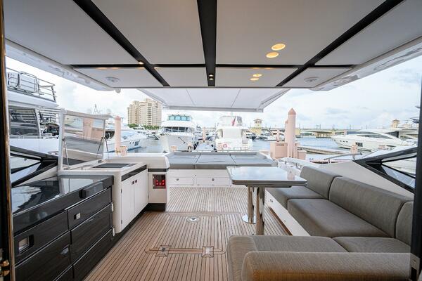 A Checkered Past 70ft Azimut Yacht For Sale