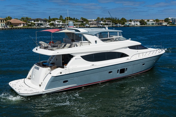H2OME 80ft Hatteras Yacht For Sale
