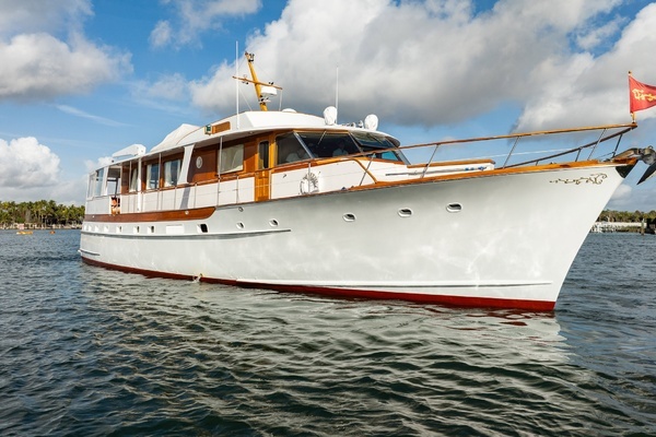 Photo of the 1972 Trumpy  "DOVETAIL"