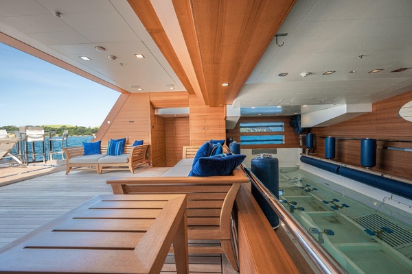 Beach Club And Tender Garage, Port Side Tender Launching