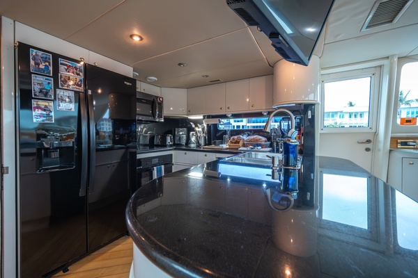 Lazzara 76 - Dare to Dream - Galley