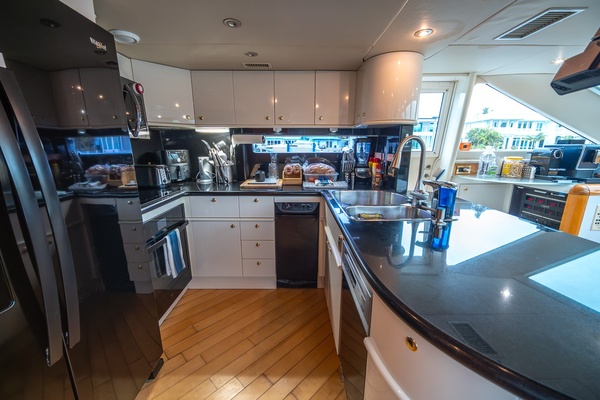 Lazzara 76 - Dare to Dream - Galley