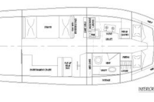 1989 Duffy 35 Flybridge - Layout