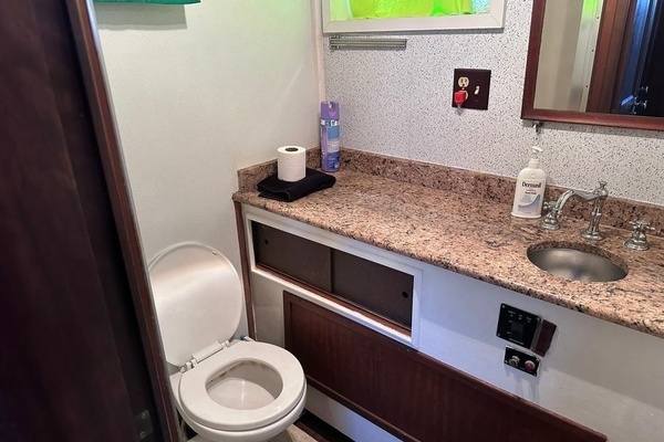 Photo of the 1976 Hatteras  "WALKING ON WATER"