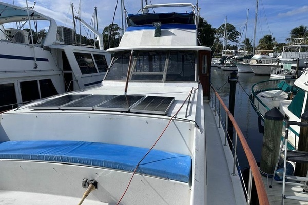 Photo of the 1976 Hatteras  "WALKING ON WATER"