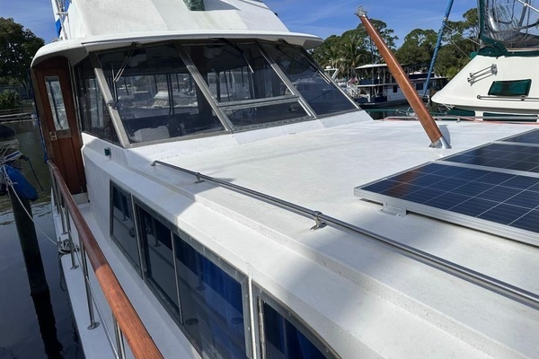 Photo of the 1976 Hatteras  "WALKING ON WATER"