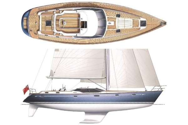Oyster 56 Deck Saloon Yacht For Sale