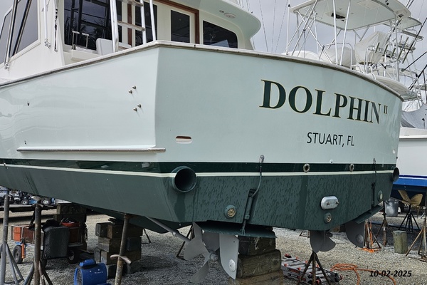 Dolphin II 34ft Hatteras Yacht For Sale