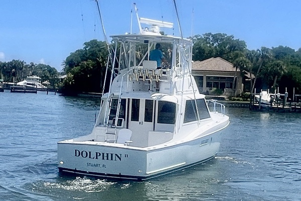 Dolphin II 34ft Hatteras Yacht For Sale
