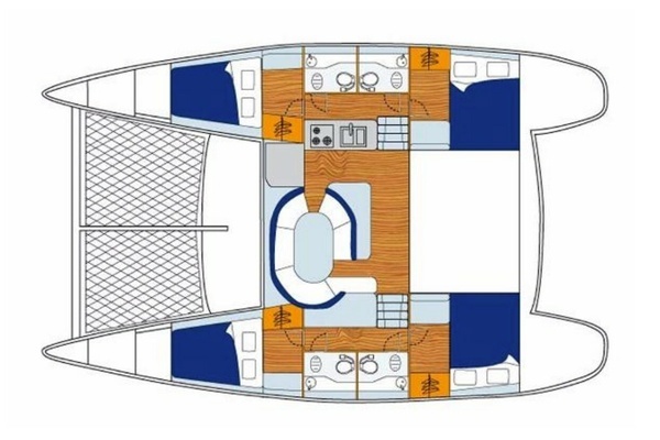 Photo of the 2004 Lagoon 410 S2 "Into The Mystic"