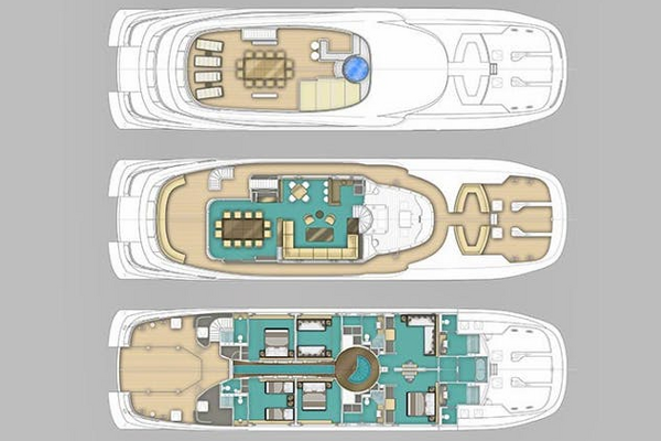 SHU U RITE 111ft Curvelle Yacht For Sale