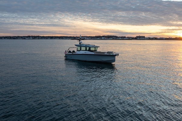 Photo of the 2026 Axopar Cross Cabin "Axopar 29 Cross Cabin Stock 61"