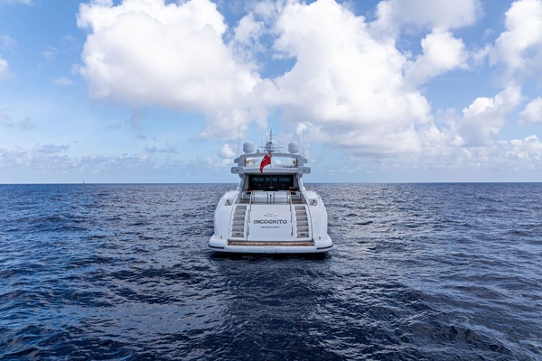 INCOGNITO 130ft Mangusta Yacht For Sale