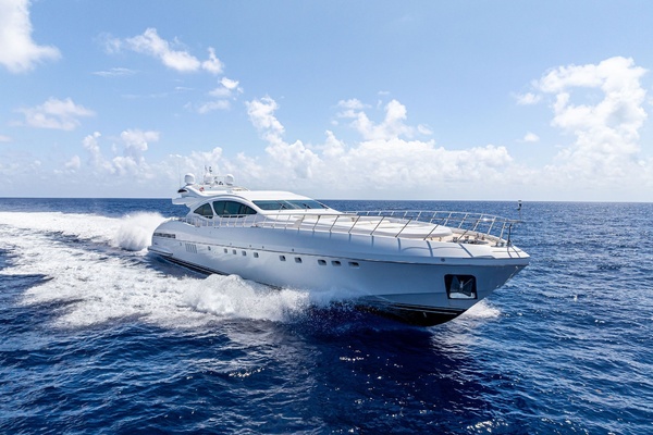 INCOGNITO 130ft Mangusta Yacht For Sale