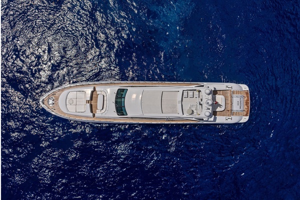 INCOGNITO 130ft Mangusta Yacht For Sale