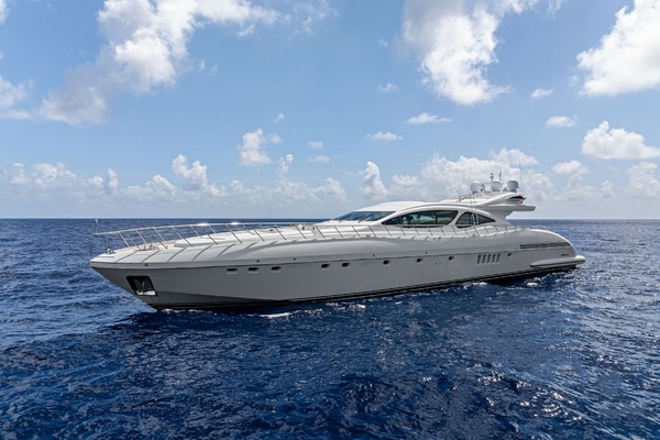 INCOGNITO 130ft Mangusta Yacht For Sale