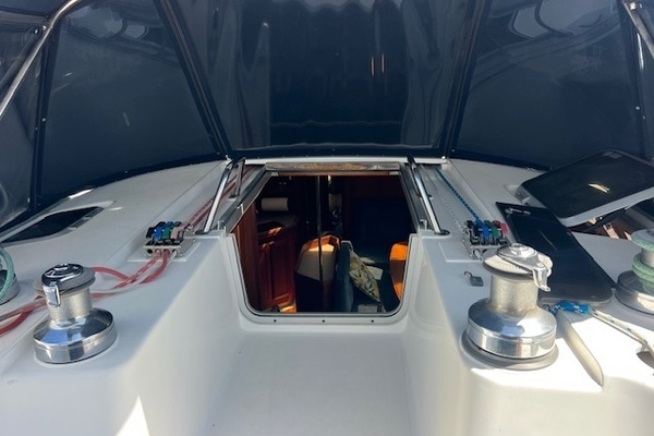 Photo of the 1997 Hunter 430 "Serenity Now"