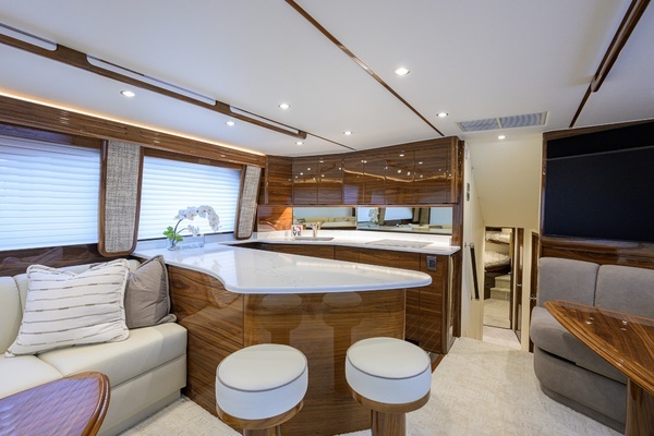 Photo of the 2024 Viking 54 Convertible "Dog House"