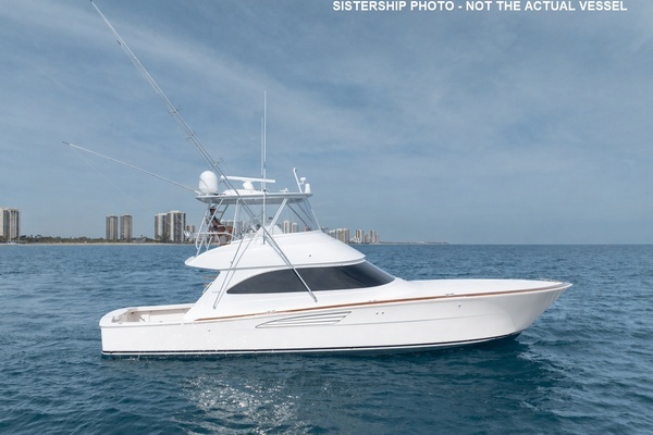 Photo of the 2024 Viking 54 Convertible "Dog House"