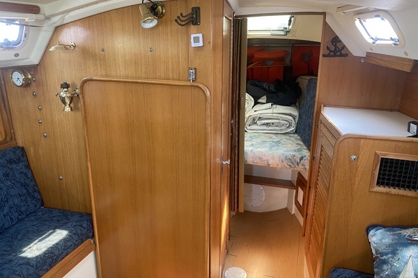 Photo of the 1997 Catalina  "School’s out"