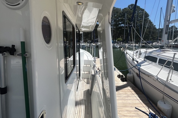Starboard Walkway From Cockpit