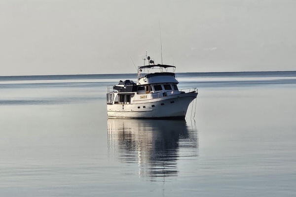 Photo of the 1984 DeFever Raised Pilothouse "Traveller"