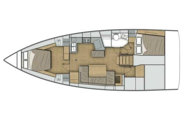 Happy Ours 40ft Beneteau Yacht For Sale