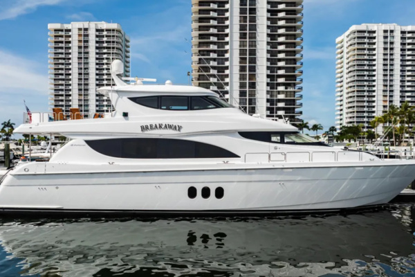 Breakaway 80ft Hatteras Yacht For Sale