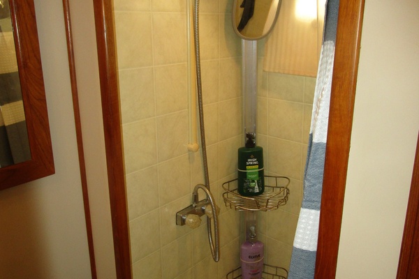 36' Monk master stateroom shower