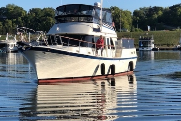 Photo of the 1981 Hatteras LRC "RoBoat"