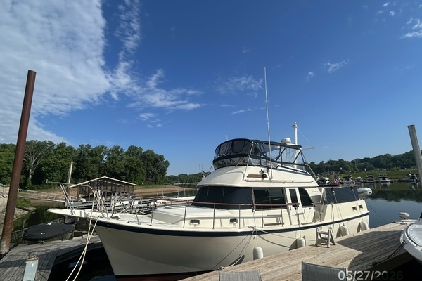 Photo of the 1981 Hatteras LRC "RoBoat"