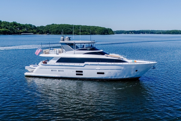 Lovie 75ft Hatteras Yacht For Sale