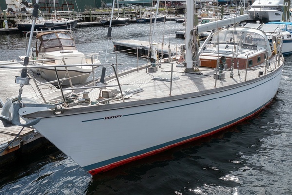 49-ft-Custom-1987-Wittholtz/Luzier 49 Sloop/Cutter-Destiny Belfast Maine United States  yacht for sale