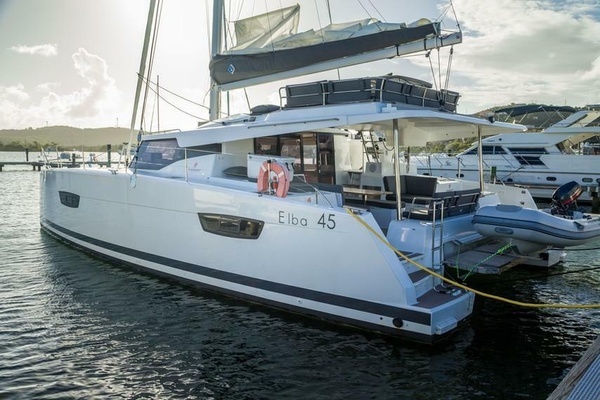 Photo of the 2022 Fountaine Pajot Elba "Sea Monkeys"