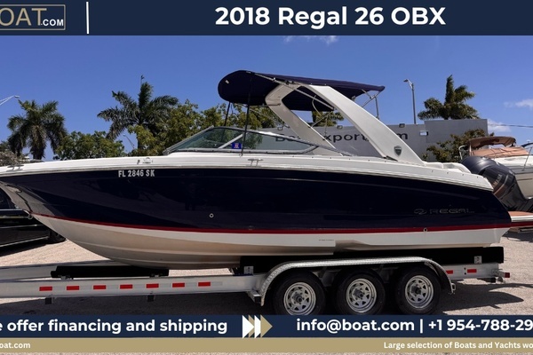 26-ft-Regal-2018-26 OBX- Pompano Beach Florida United States  yacht for sale