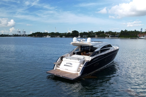 ROUND MIDNIGHT 72ft Princess Yacht For Sale