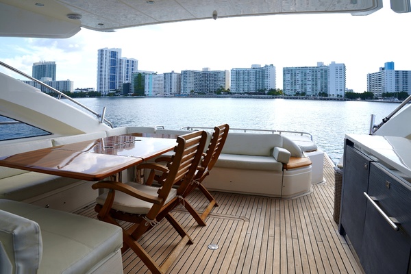 ROUND MIDNIGHT 72ft Princess Yacht For Sale