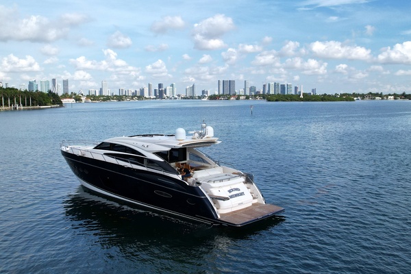 ROUND MIDNIGHT 72ft Princess Yacht For Sale