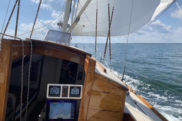 Aerial 45ft Nielsen Yacht For Sale