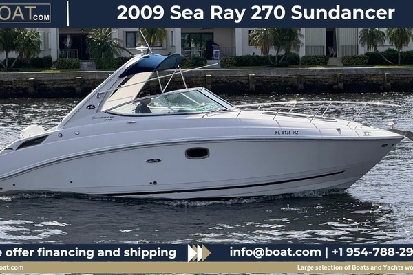 27-ft-Sea Ray-2009-270 Sundancer- Pompano Beach Florida United States  yacht for sale