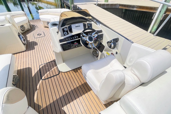 Trailer Included 25ft Harris FloteBote Yacht For Sale