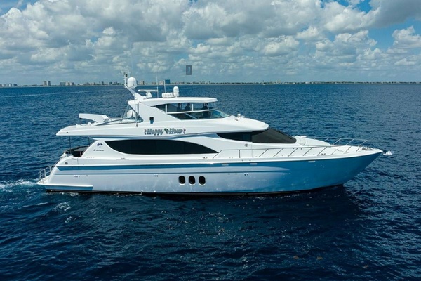 Happy Hour 80ft Hatteras Yacht For Sale